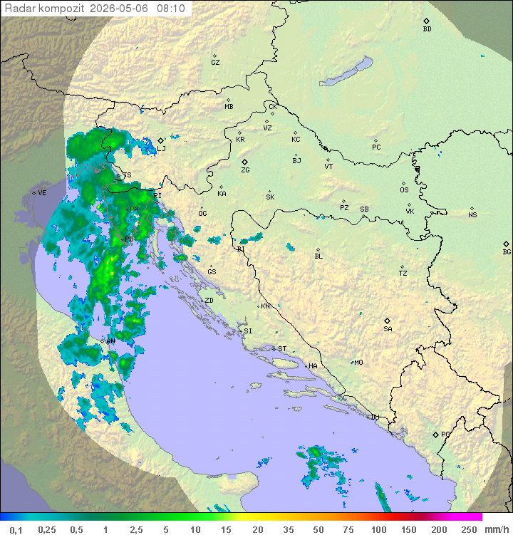 Padavine Hrvaška