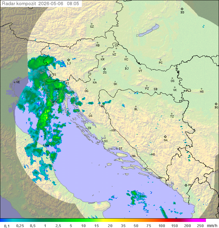 Padavine Hrvaška