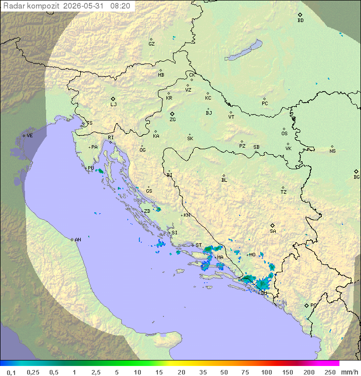 Padavine Hrvaška