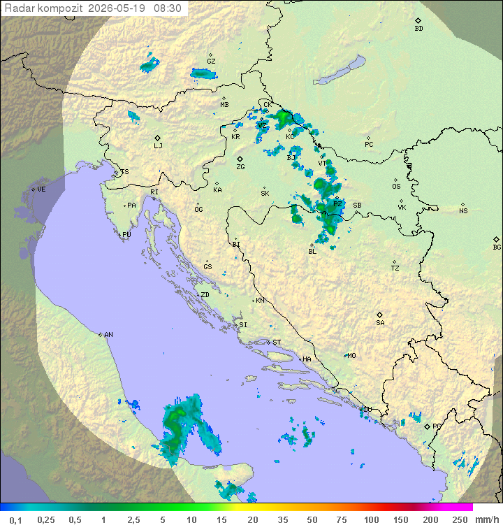 Padavine Hrvaška