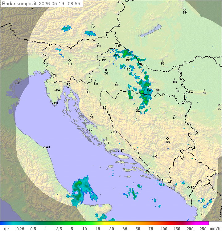 Padavine Hrvaška