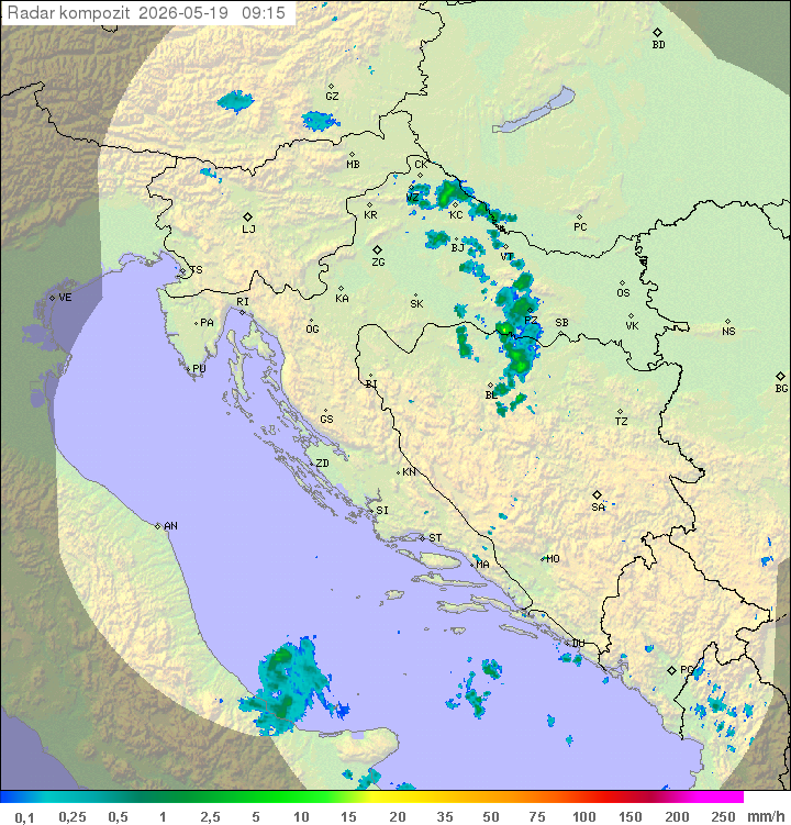Padavine Hrvaška