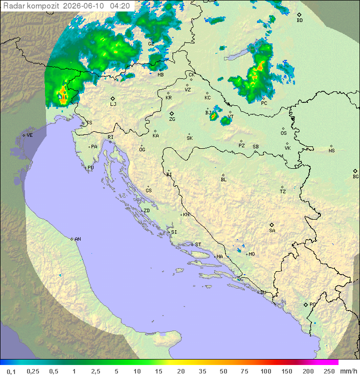 Padavine Hrvaška