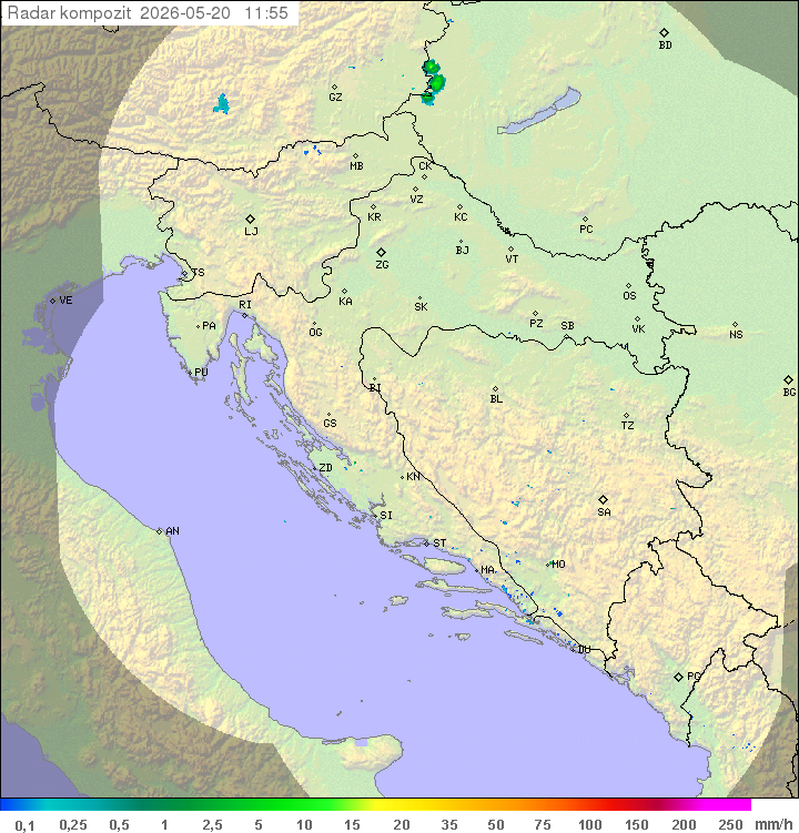 Padavine Hrvaška