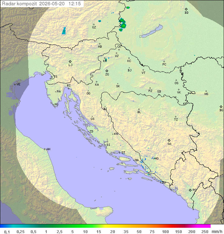 Padavine Hrvaška