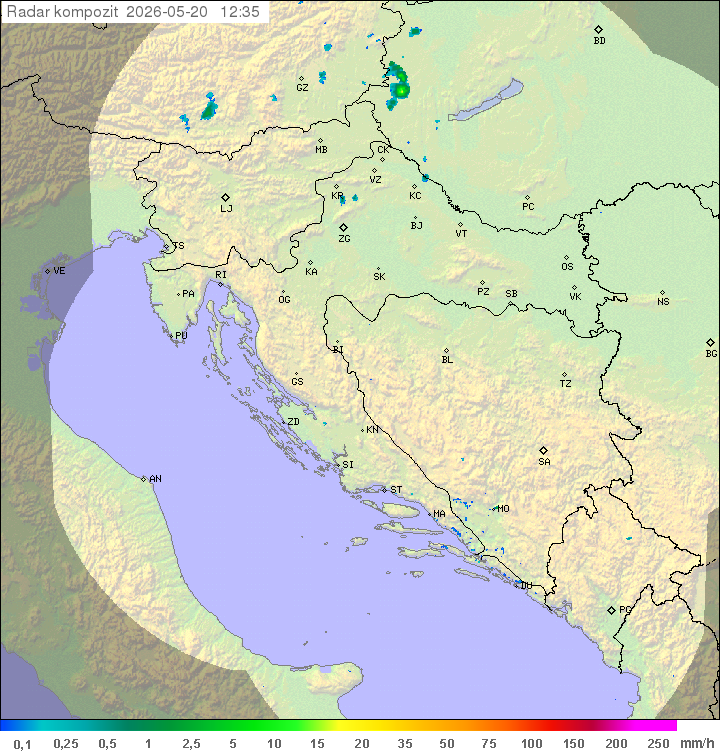 Padavine Hrvaška