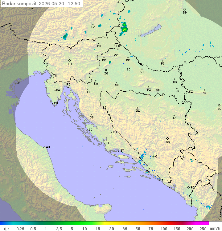 Padavine Hrvaška