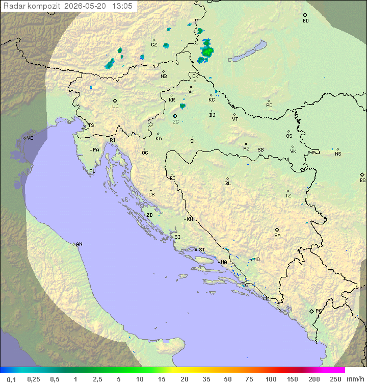 Padavine Hrvaška
