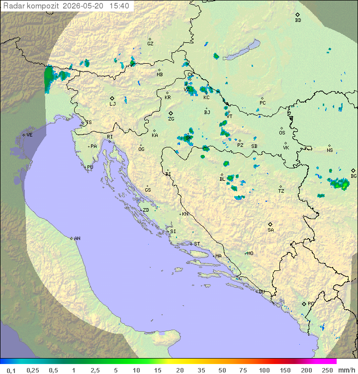 Padavine Hrvaška