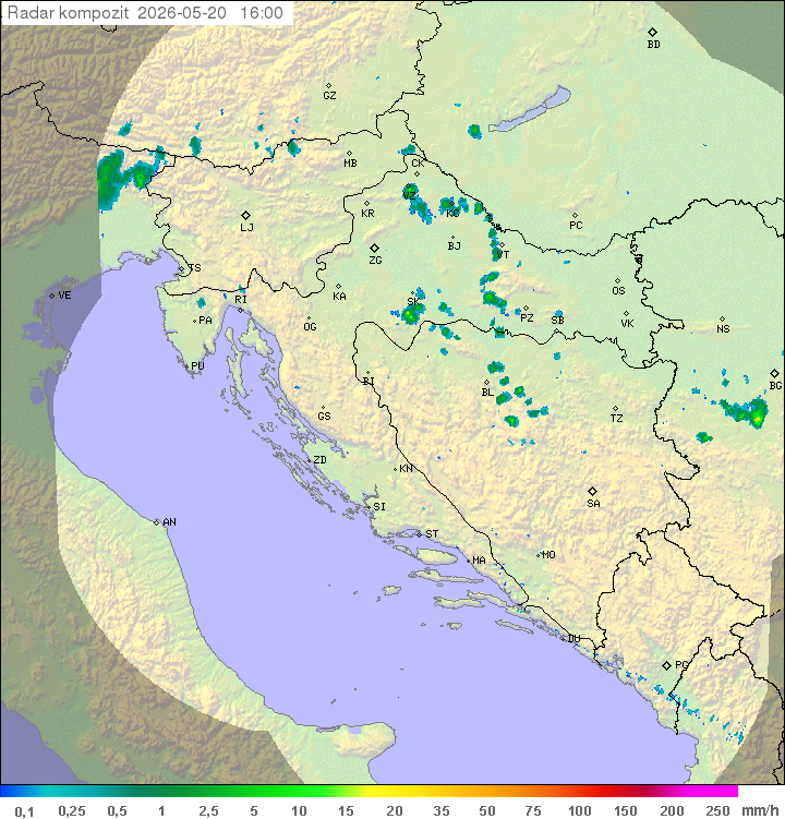 Padavine Hrvaška