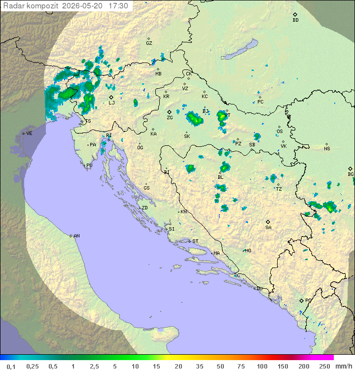 Padavine Hrvaška