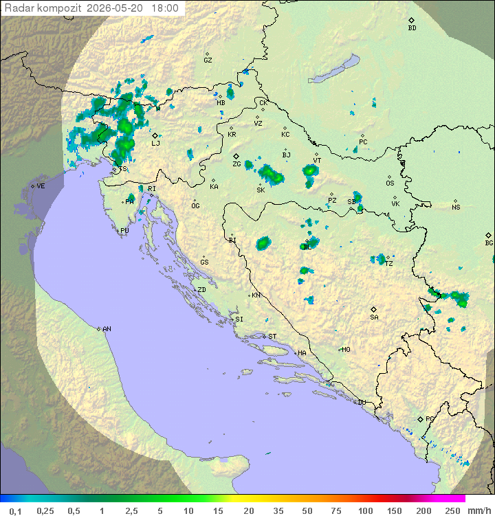Padavine Hrvaška