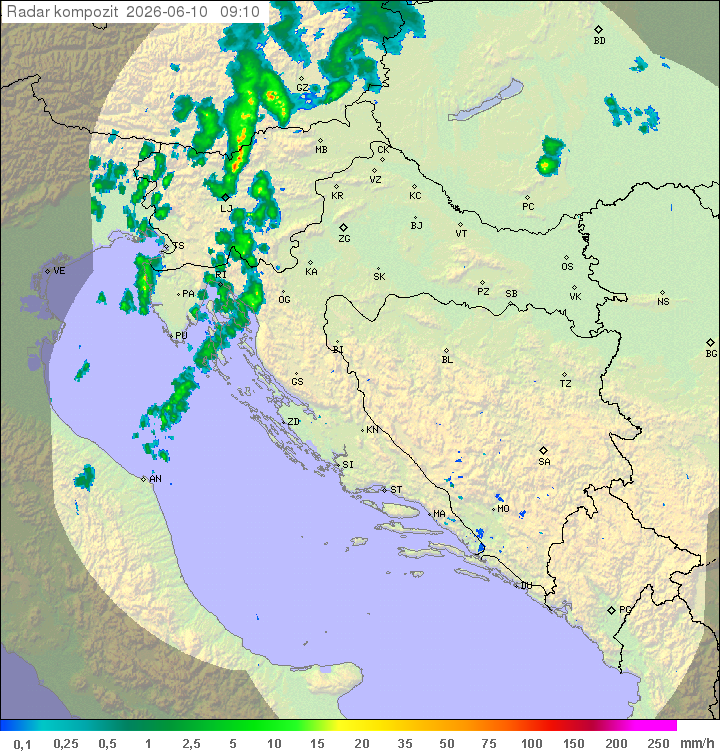 Padavine Hrvaška
