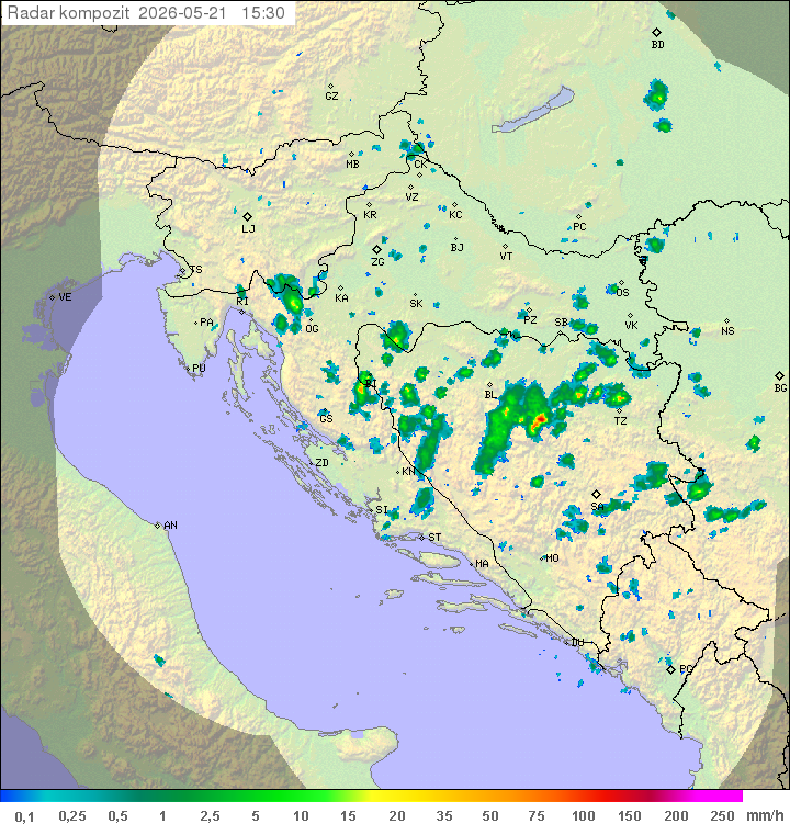Padavine Hrvaška