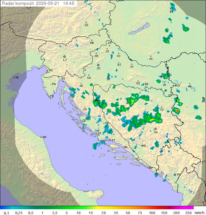 Padavine Hrvaška