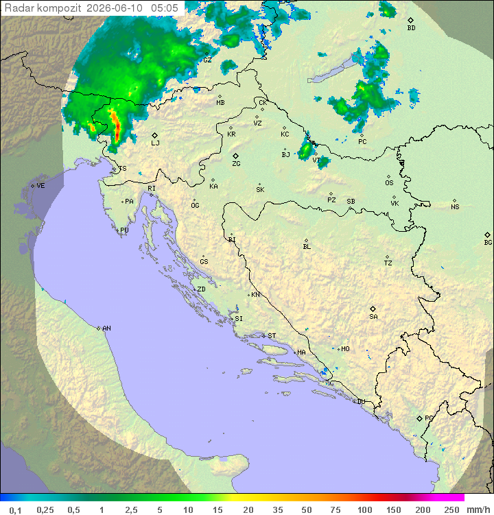 Padavine Hrvaška
