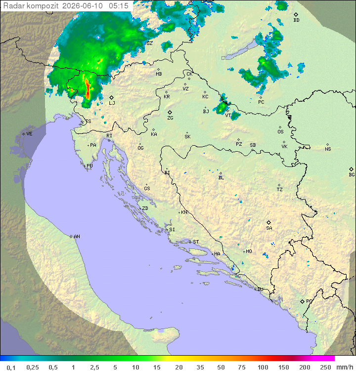 Padavine Hrvaška