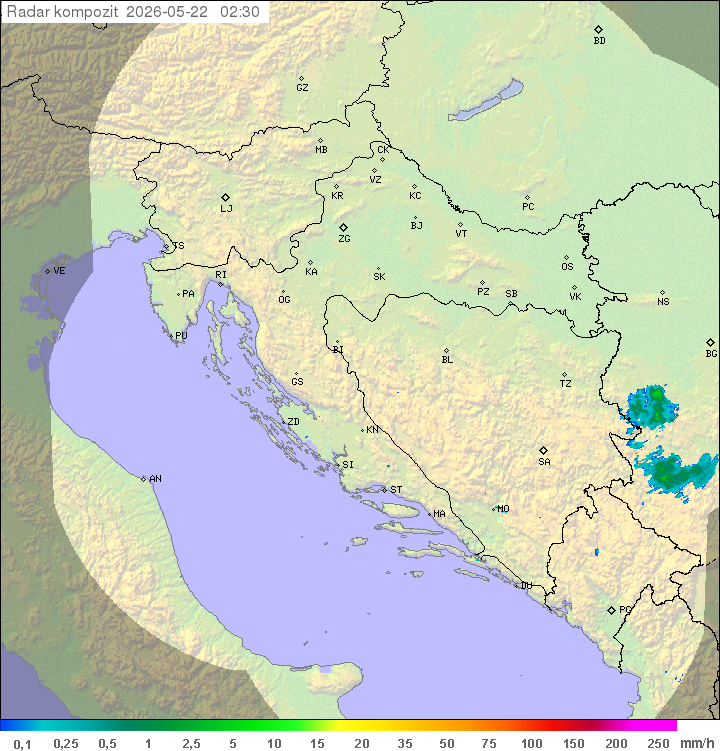 Padavine Hrvaška