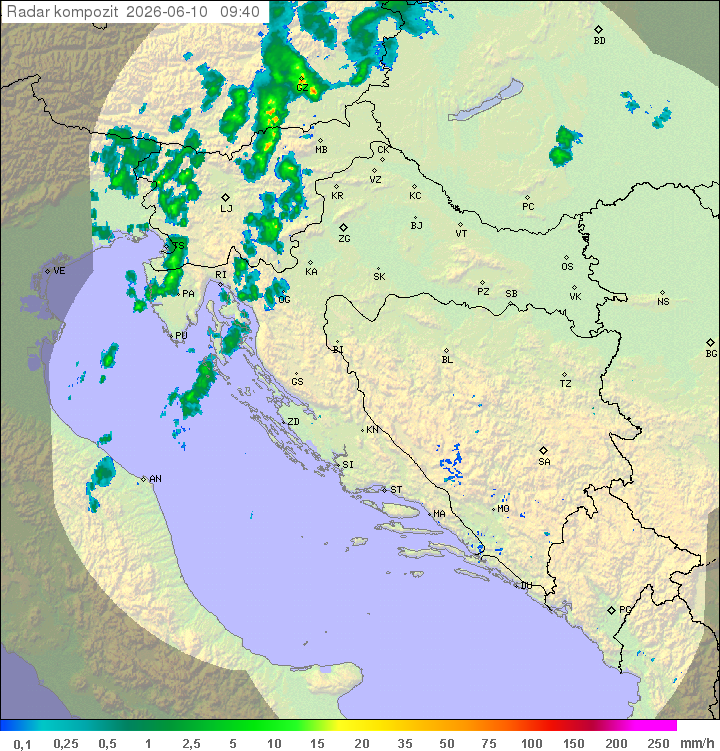 Padavine Hrvaška
