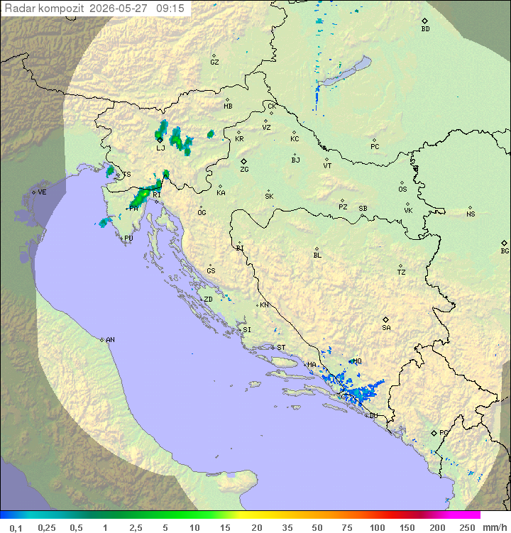 Padavine Hrvaška