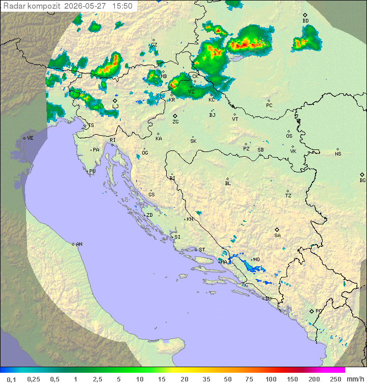 Padavine Hrvaška