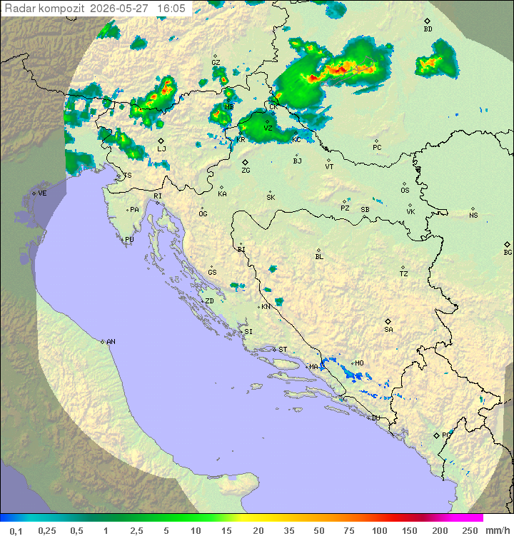 Padavine Hrvaška