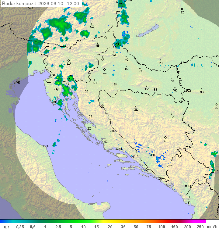 Padavine Hrvaška