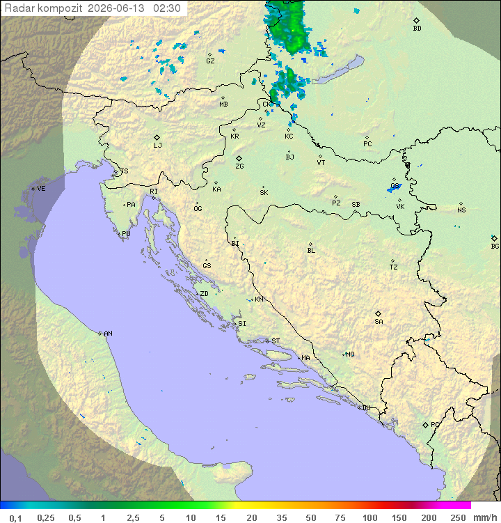 Padavine Hrvaška