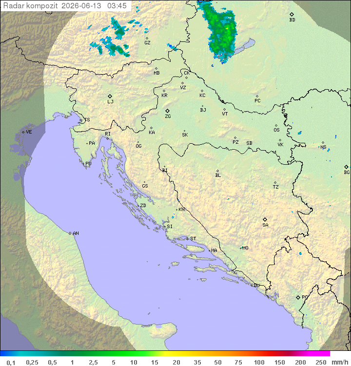 Padavine Hrvaška