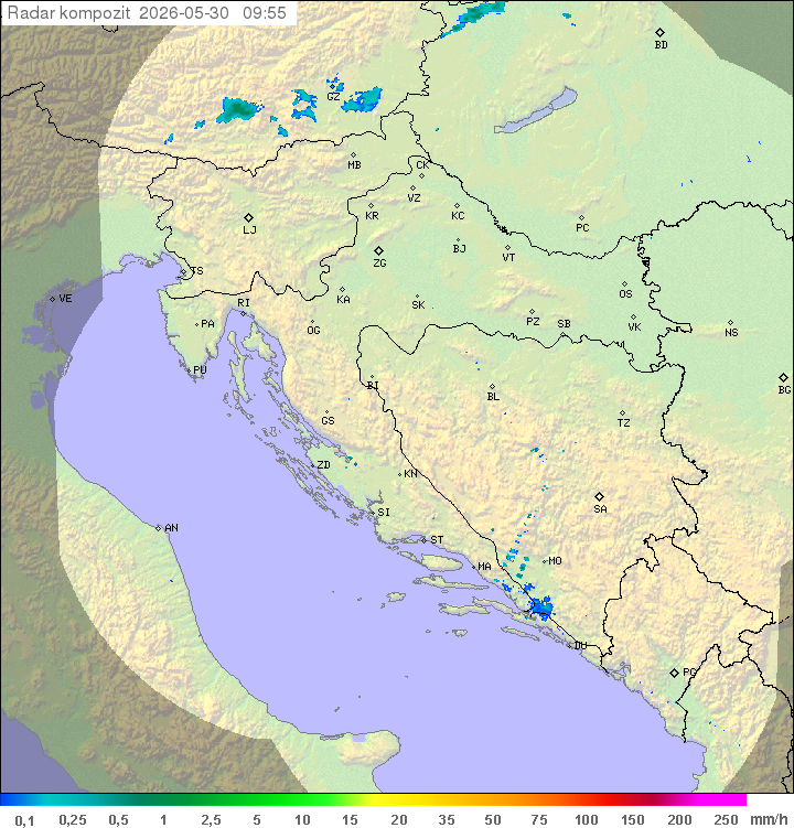 Padavine Hrvaška