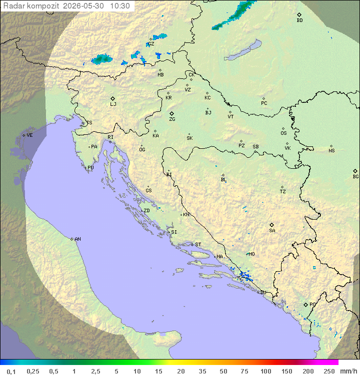 Padavine Hrvaška