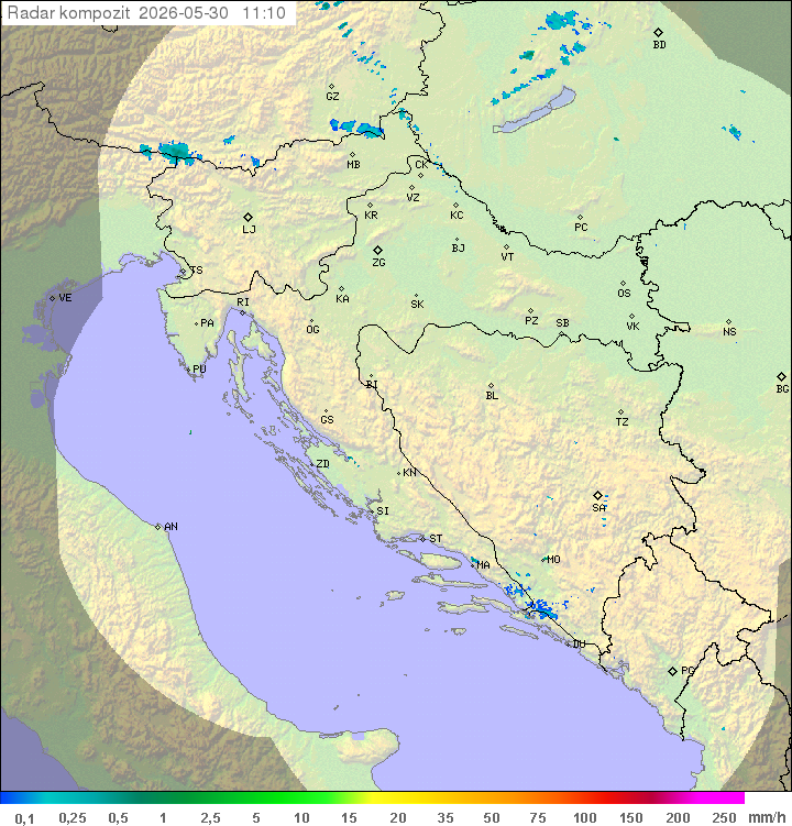 Padavine Hrvaška
