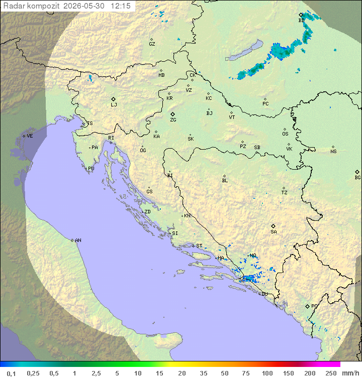 Padavine Hrvaška