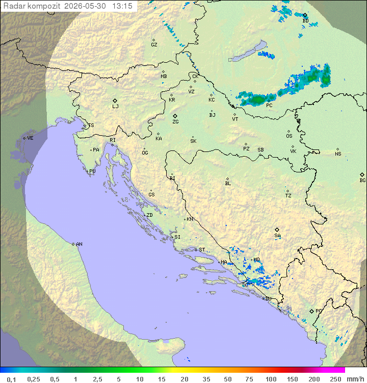 Padavine Hrvaška