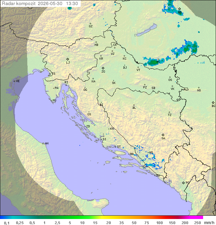 Padavine Hrvaška
