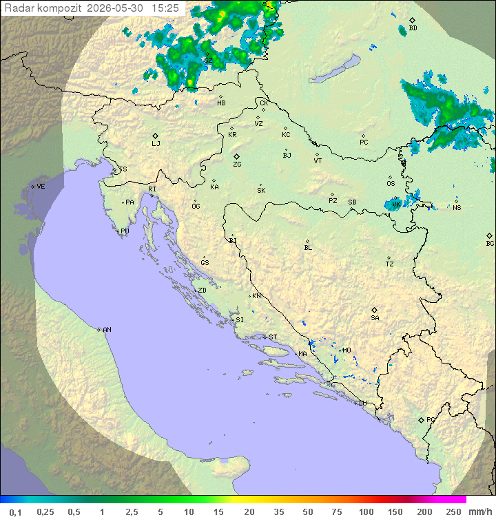 Padavine Hrvaška