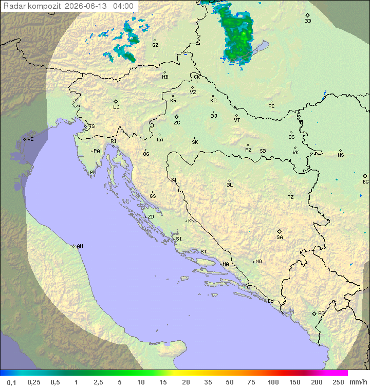 Padavine Hrvaška