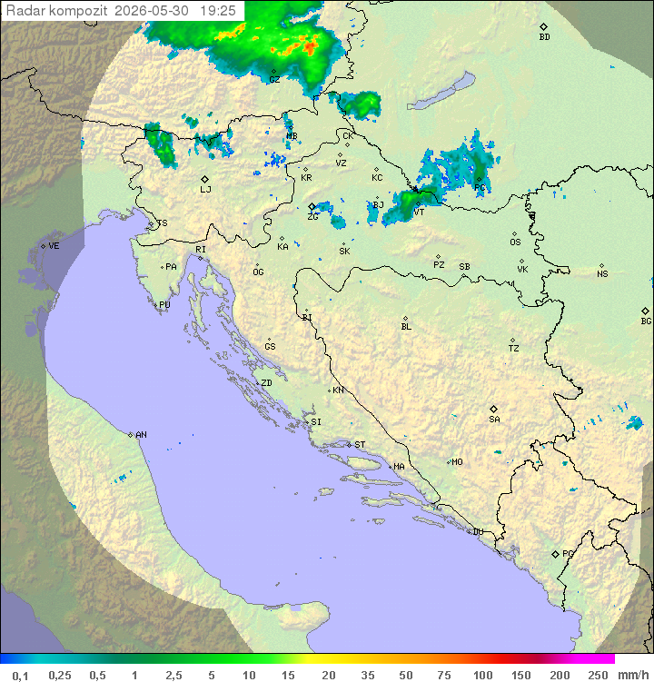 Padavine Hrvaška