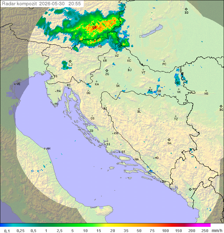 Padavine Hrvaška