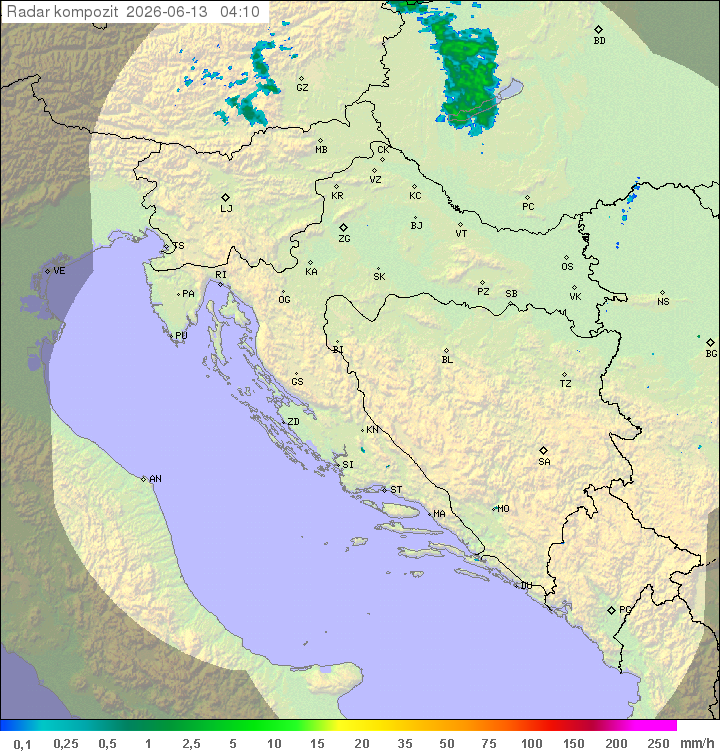 Padavine Hrvaška