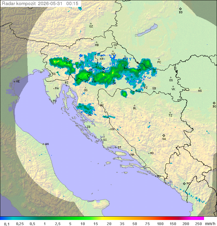 Padavine Hrvaška