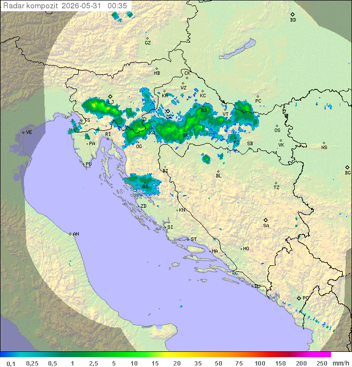 Padavine Hrvaška