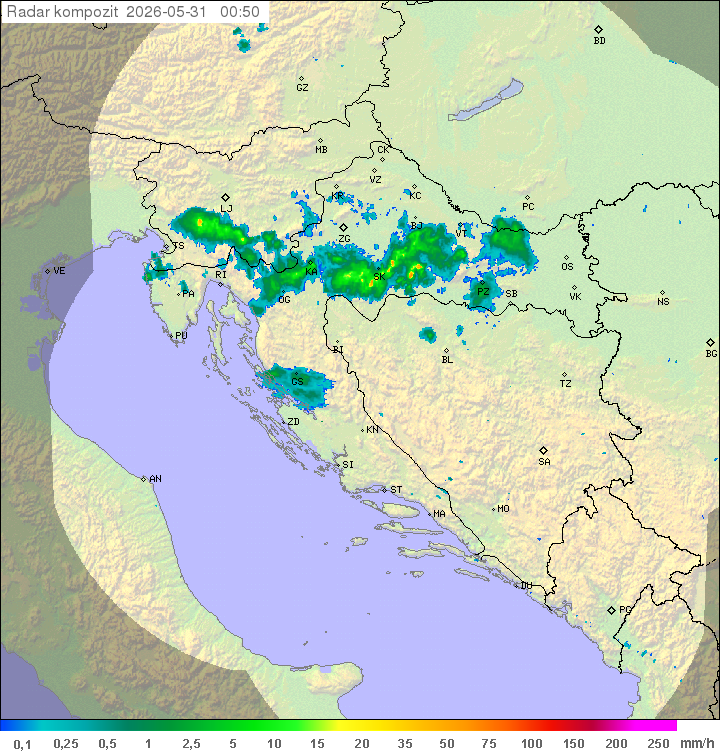 Padavine Hrvaška