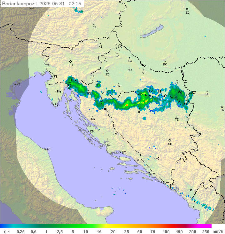 Padavine Hrvaška