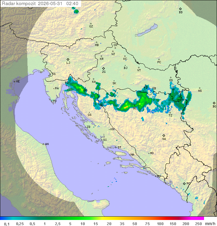 Padavine Hrvaška