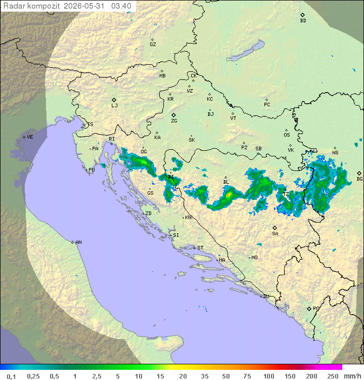 Padavine Hrvaška