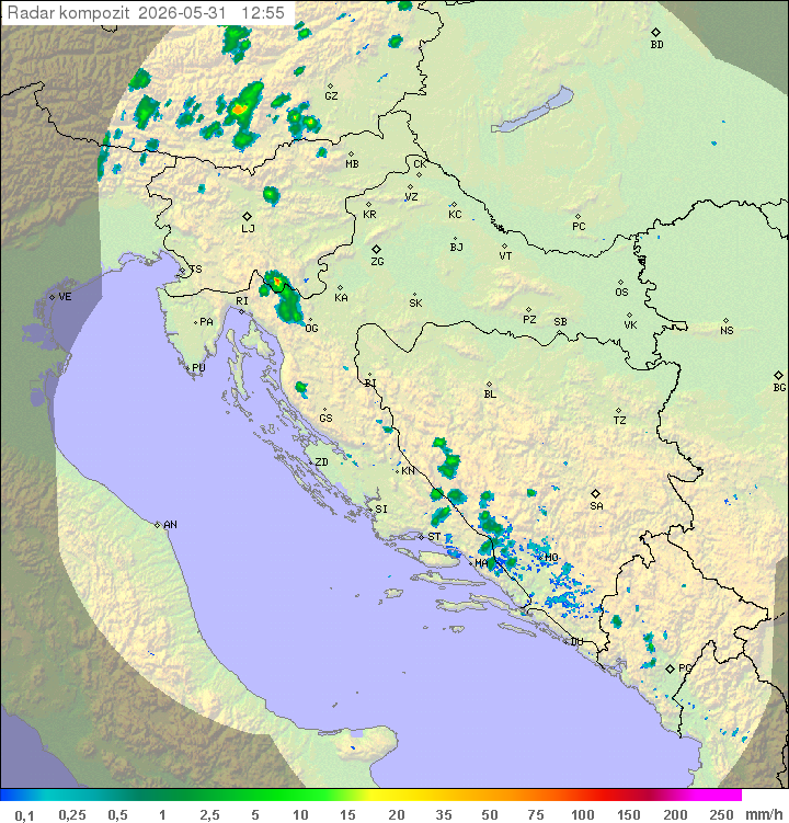 Padavine Hrvaška