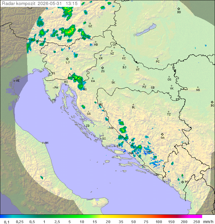 Padavine Hrvaška