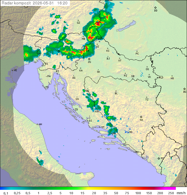 Padavine Hrvaška