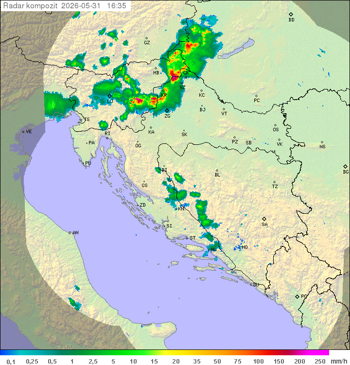 Padavine Hrvaška